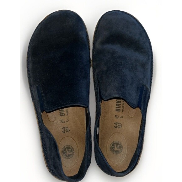 Birkenstock Callan Suede Leather Slip-On Navy Blue Loafers Men’s Sz 11-11.5 /44